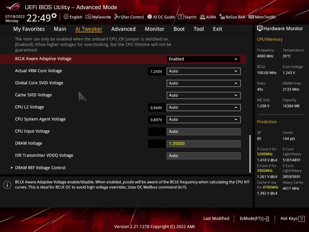 Asus ROG Strix Z690-A Gaming WIFI D4