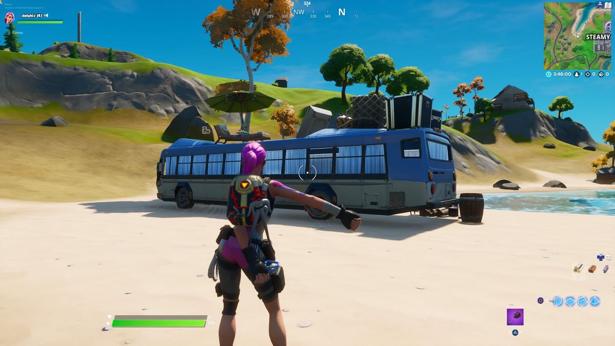 Fortnite Dance At Rainbow Rentals Beach Bus And Lake Canoe