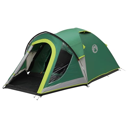 Coleman Kobuk Valley 3 Plus Blackout Bedroom Tent | 3 Person Dome-Tent With Special Darkened Bedroom| 3 Man Igloo-Tent for Festivals and Camping | 100% Waterproof With Hh 4.500mm & Sewn-In Groundsheet