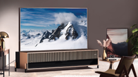 Hisense 110UX 110-inch TV in a living room