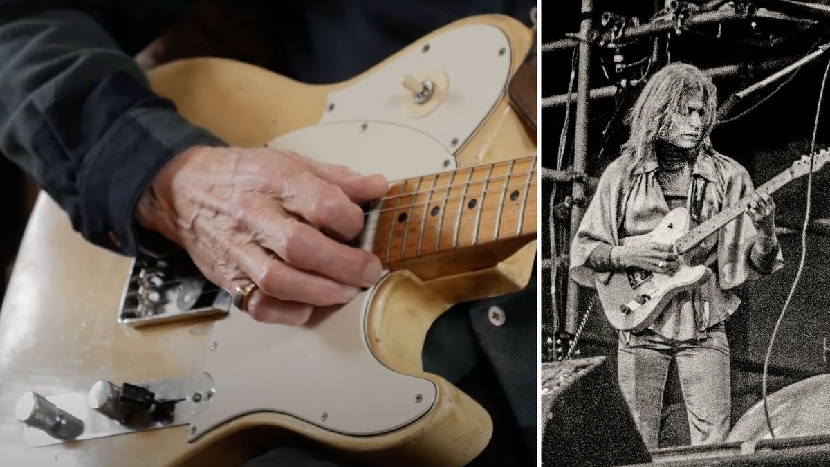 Steve Howe&#039;s modded 1955 Fender Telecaster