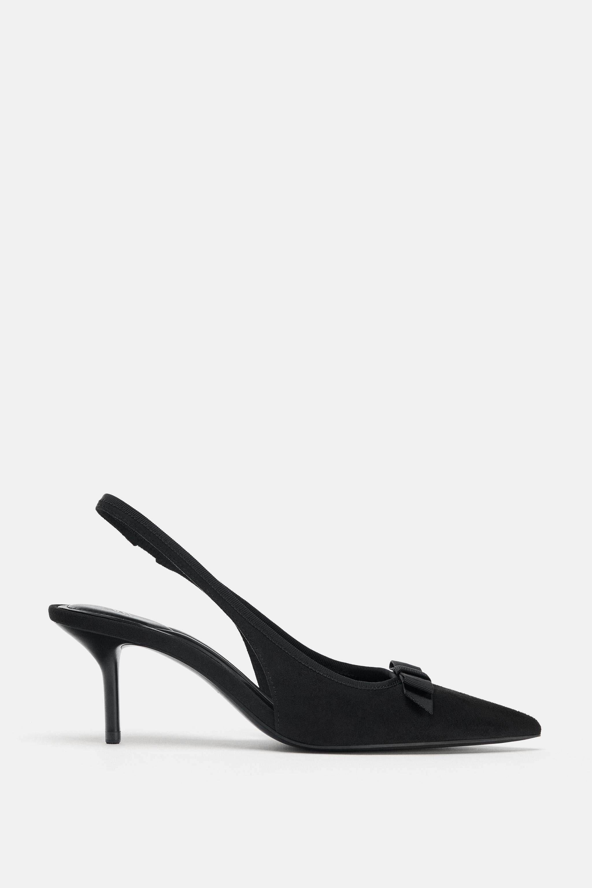 Fabric Bow Heels