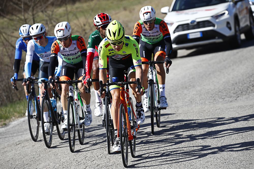 The breakaway during stage 3 at Tirreno-Adriatico