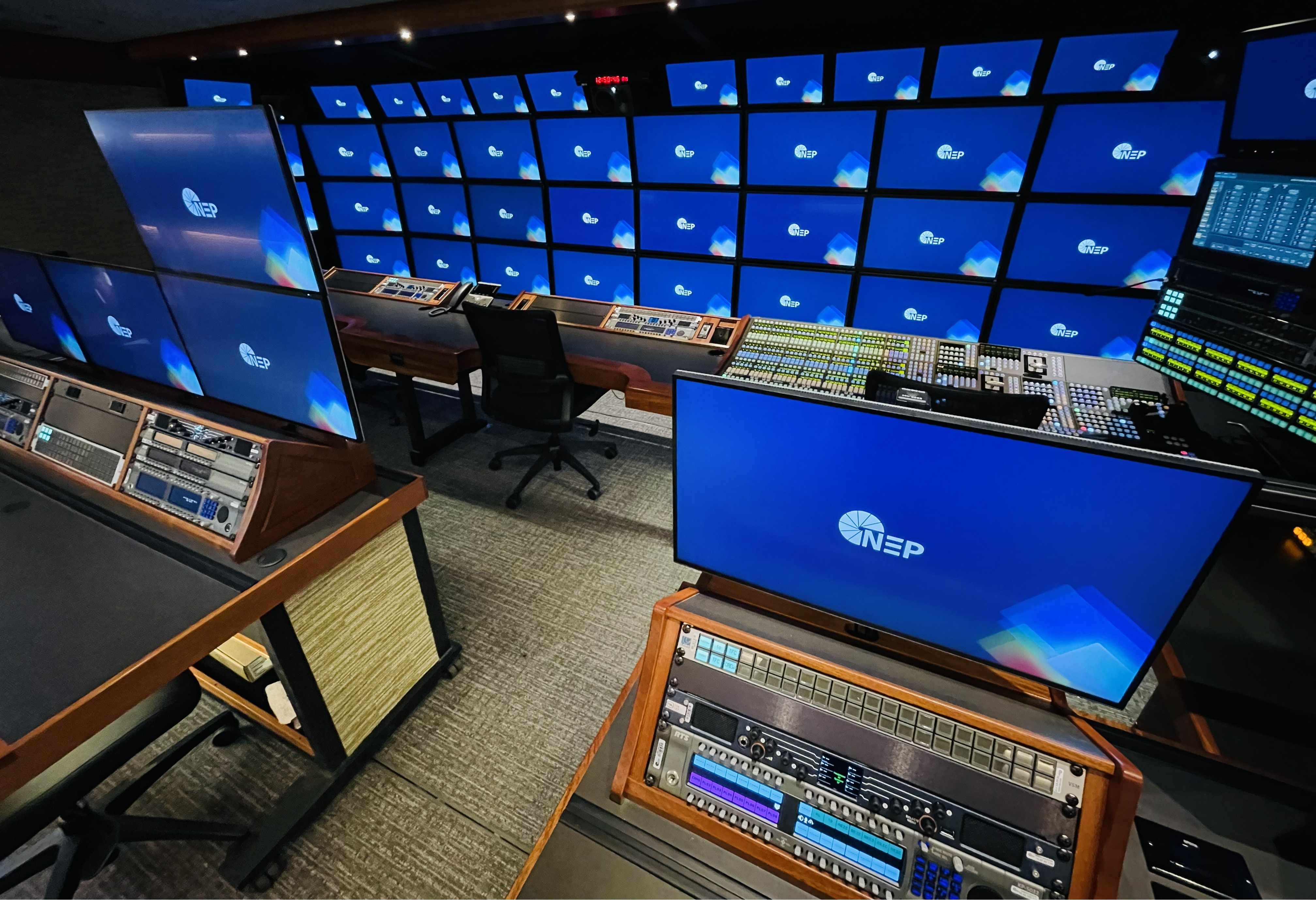 NEP's ND2 mobile unit, the main game production facility for Super Bowl LX.