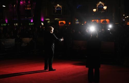 Mayor of London Boris Johnson at the London Film Festivalâ€™s Centrepiece Gala of Bright Star