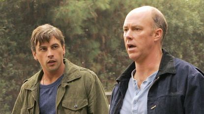 Skeet Ulrich and Michael Gaston in Jericho
