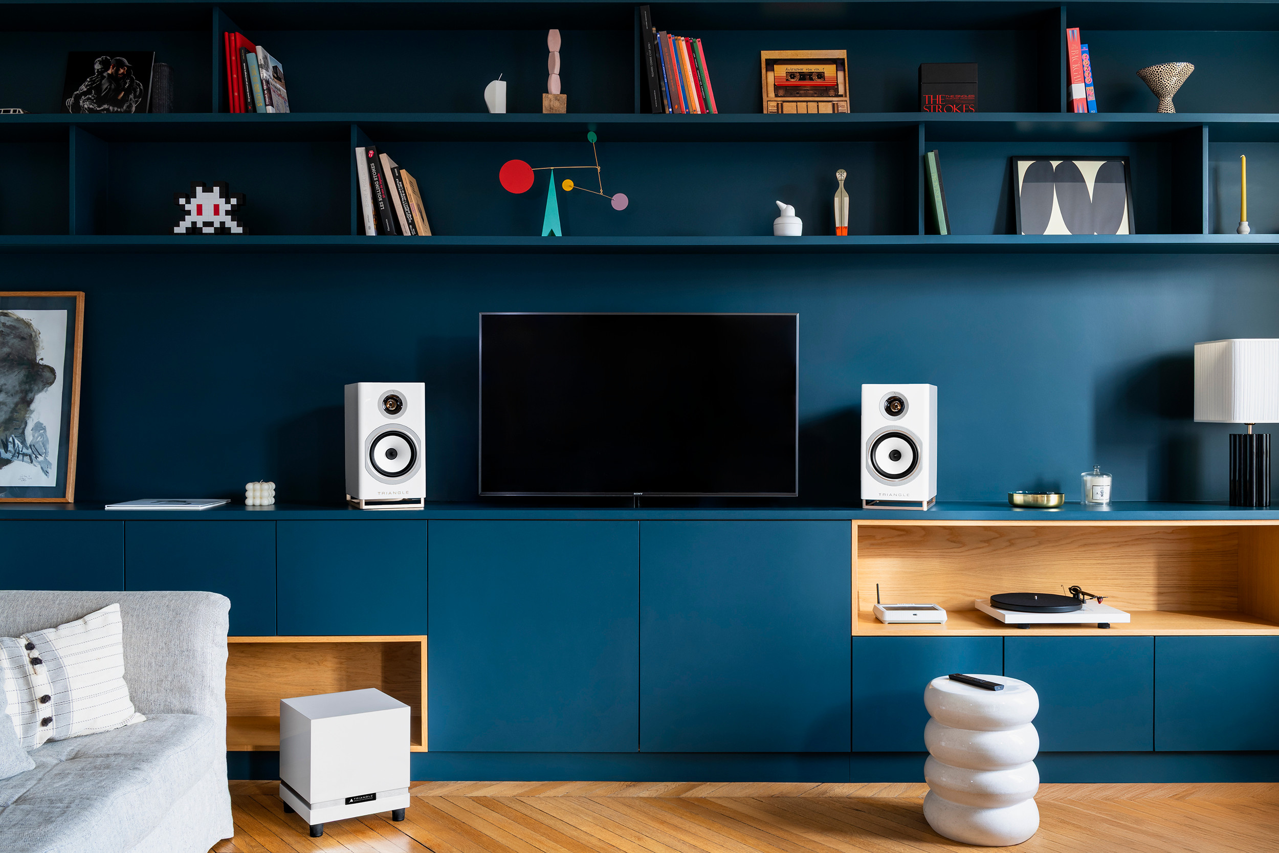 Triangle Hi-Fi Capella 2 wireless speakers in Space White