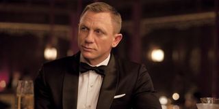 Daniel Craig in a tuxedo as james Bond