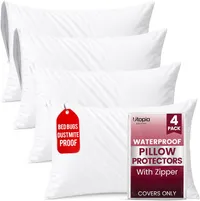 1. Utopia Bedding Pillow Protectors (Pack of 4) 1. Utopia Bedding Pillow Protectors (Pack of 4)