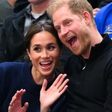 Meghan Markle and Prince Harry pose with funny expressions, as Meghan makes a romantic reference to her royal husband on Instagram
