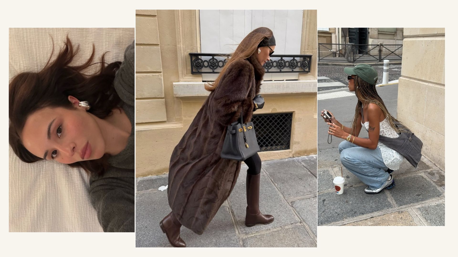 @deborabrosa, @lovisabarkman and @amaka.hamelijnck with thick, glossy hair