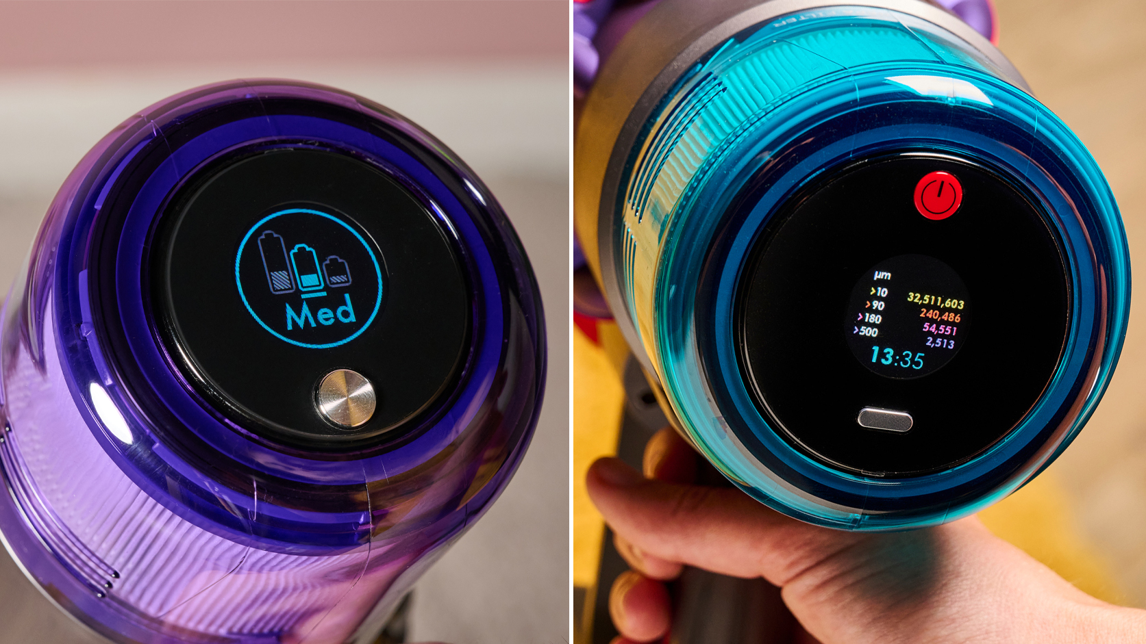 Screen for Dyson V11 (left) and Gen5detect (right) vacuum cleaners