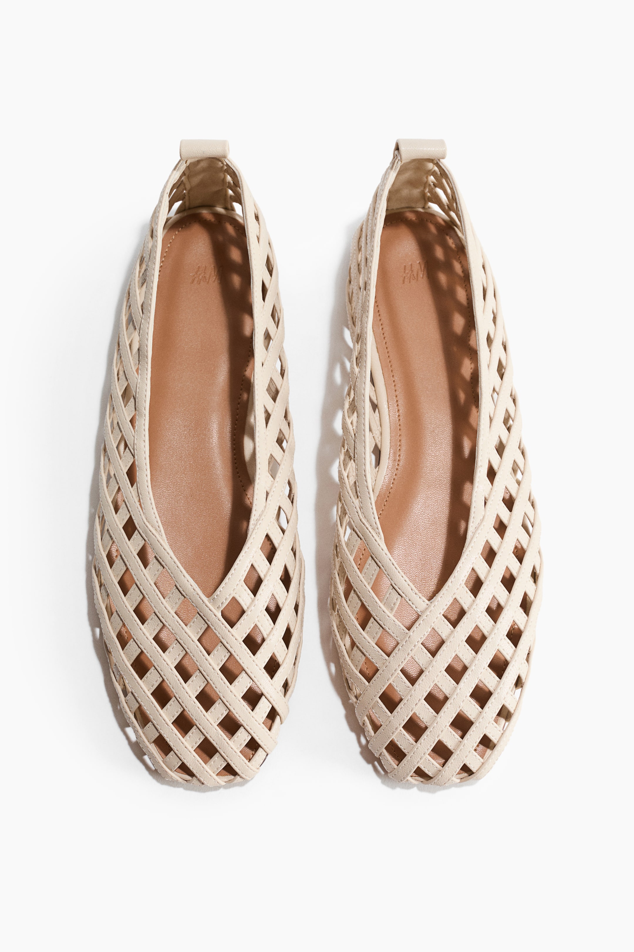 Braided-Look Ballet Flats