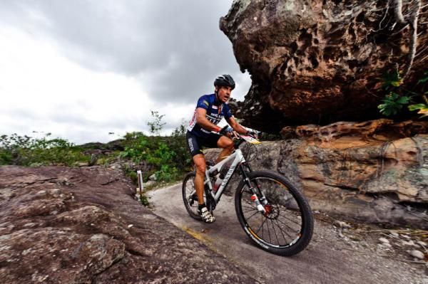 A ride hammers along in the opening stage.