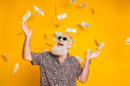 Older man with lots of money