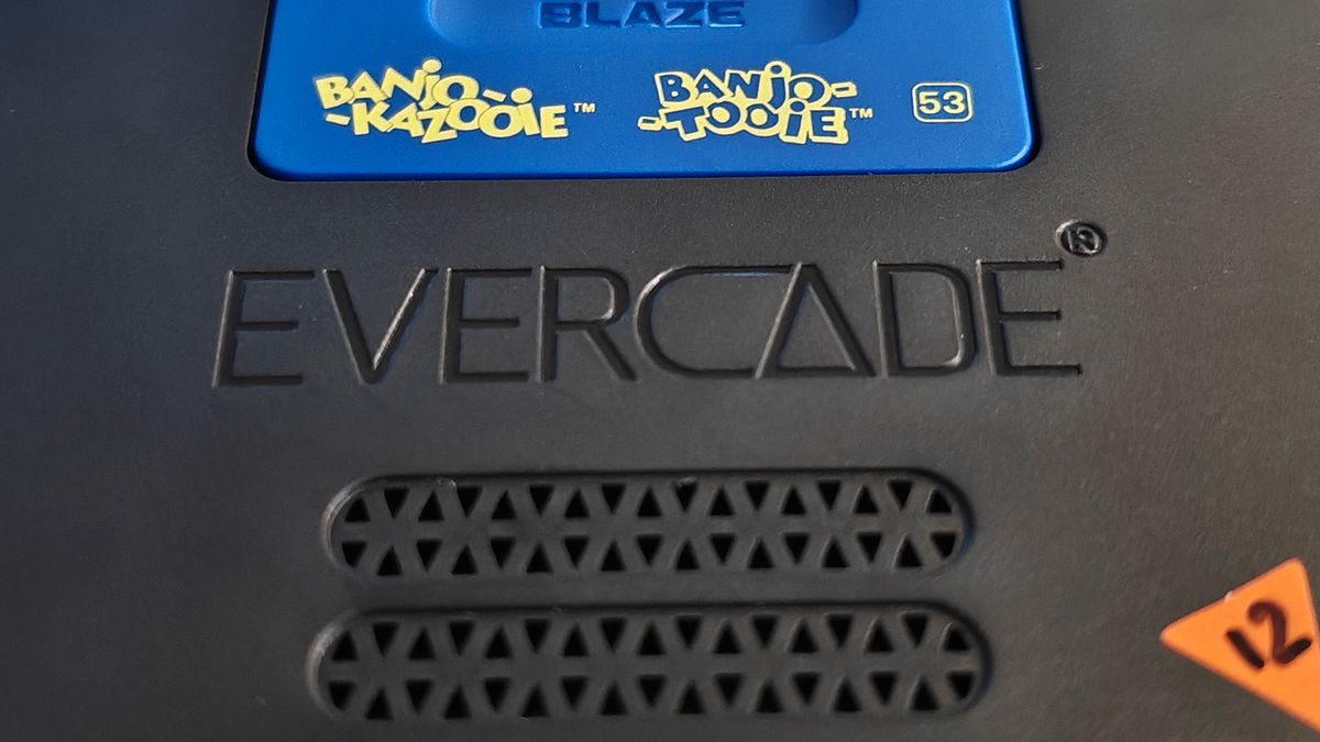 Photos of a retro game console