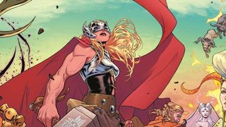 Das Cover von The Mighty Thor 1 aus dem Jahr 2015, erschienen bei Marvel Comics. 