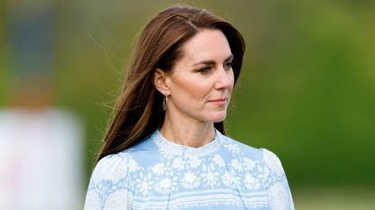 Kate Middleton shares "steel in a velvet glove" qualities with this royal. Seen here she attends the Out-Sourcing Inc. Royal Charity Polo Cup 2023 