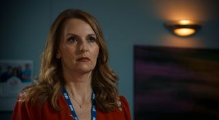 Debra Stephenson plays Jeni Sinclaire in Holby