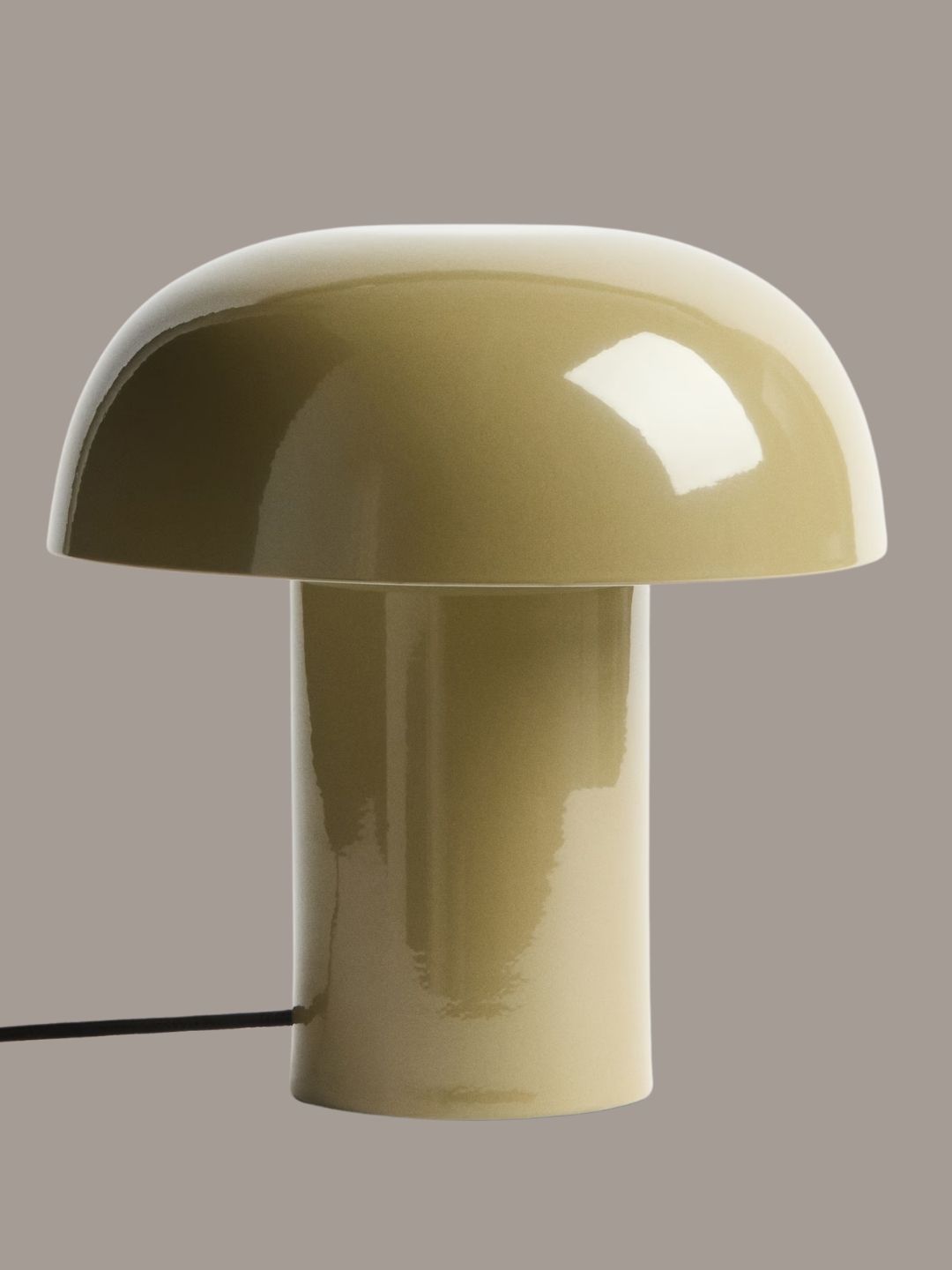 H&amp;amp;M Home, Metal Table Lamp in Olive Green
