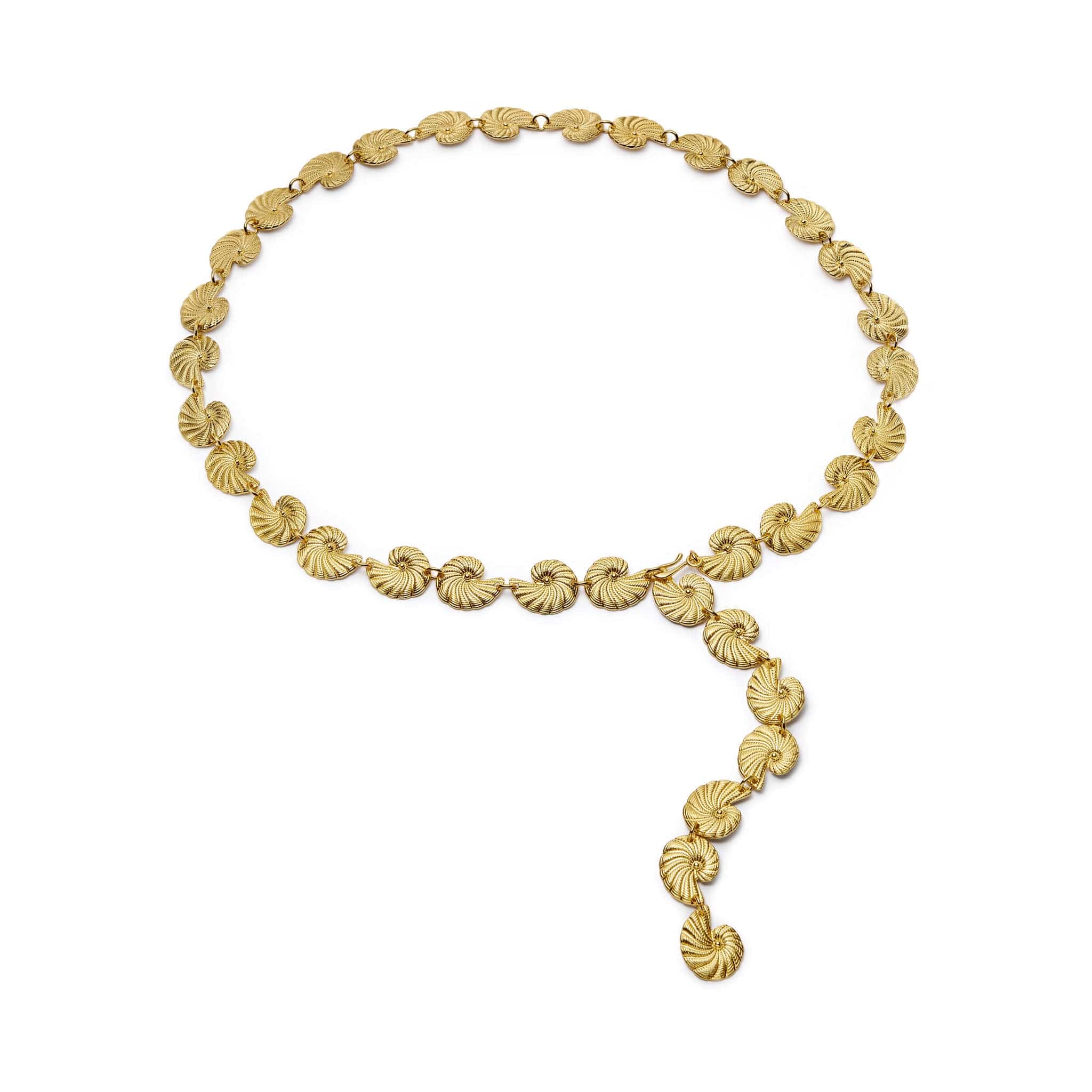 Polly Sayer Shell Belt 18ct Gold Board