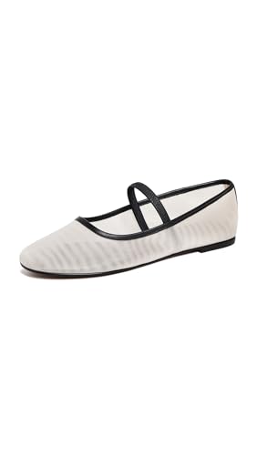 Madewell Women's the Greta Ballet Flats in Mesh, Ecru Multi, 9.5 Medium Us