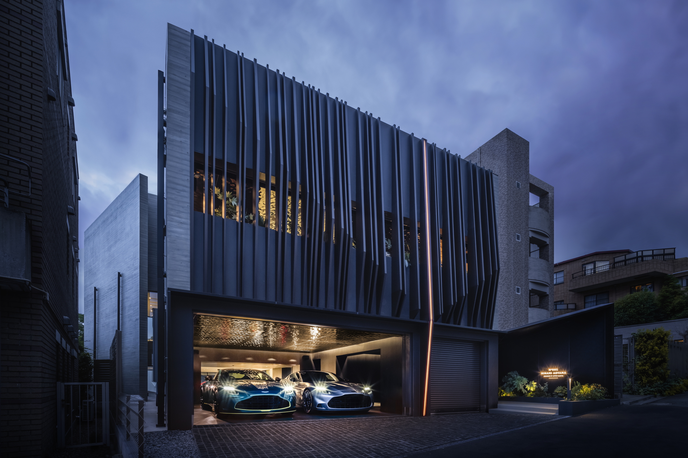 Images of the home in Tokyo designed by Aston Martin