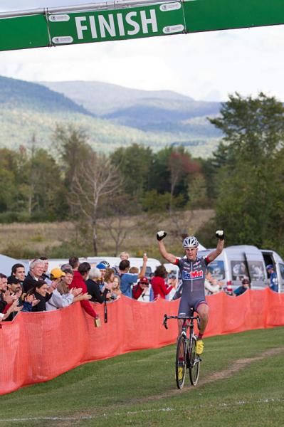 Nicolas Bazin wins the first race of the 2012 Verge New England Cyclocross Series