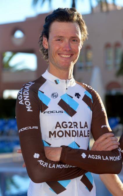 Johan Vansummeren in his new Ag2r-La Mondiale team kit