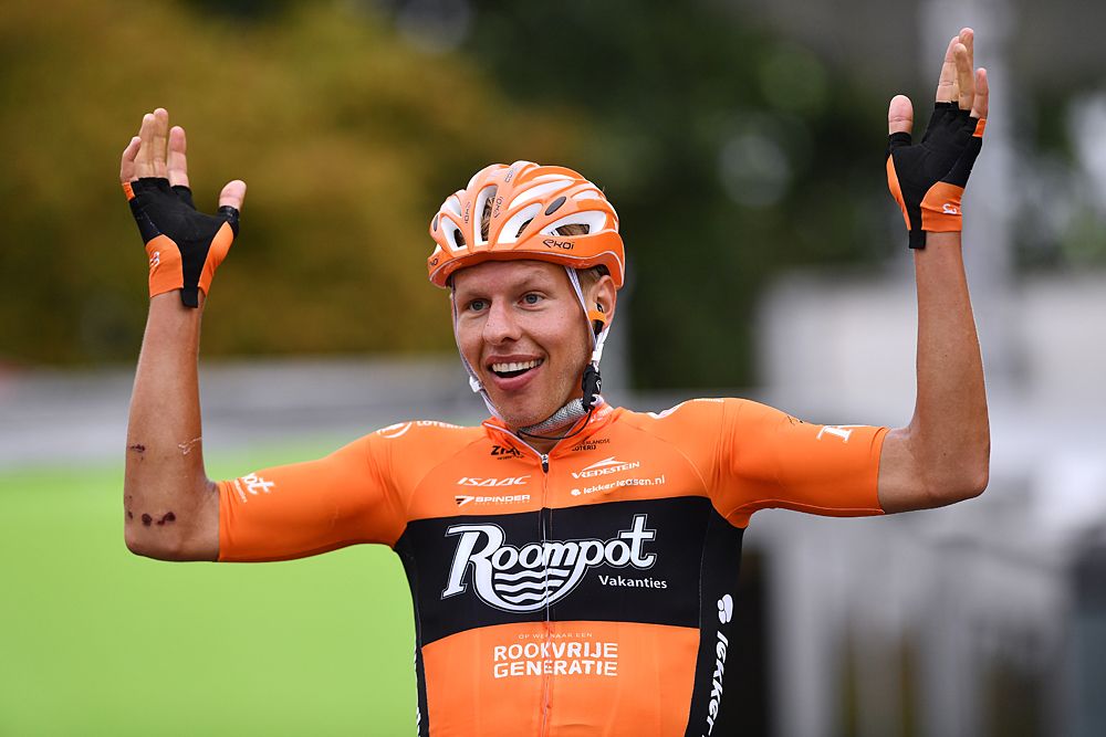 Taco van der Hoorn (Roompot-Nederlandse Loterij) wins stage 3 at BinckBank Tour