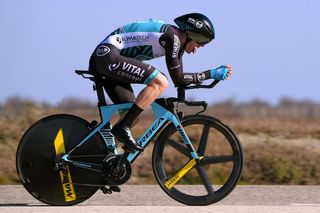 Pierre Rolland (Vital Concept) in time-trial mode on stage 1 of the 2019 Tour de La Provence
