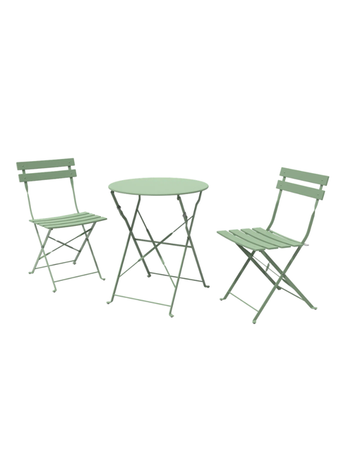 Shelah 3-Piece Steel Folding Bistro Set