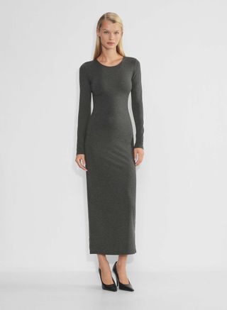 Contour , Contour Crew Longsleeve Maxi Dress