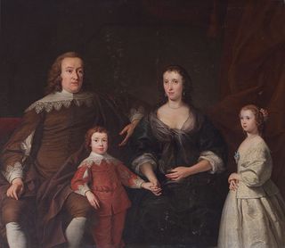 Andrea Soldi, Countess of Huntingdon, with her husband and children, c1740. ©The Cheshunt Foundation / image courtesy of the Ladies of Quality & Distinction exhibition at The Foundling Hospital in London