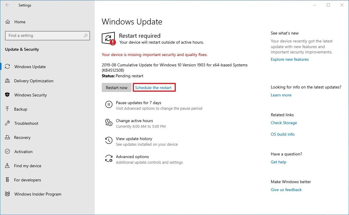 Windows 10 update. Features & updates. How Switch off Windows update on Windows 10.