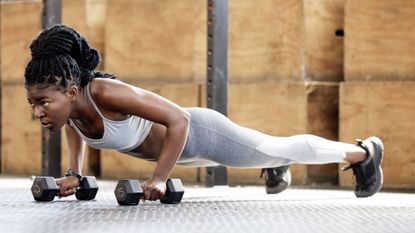 How to grow your glutes: A woman working out