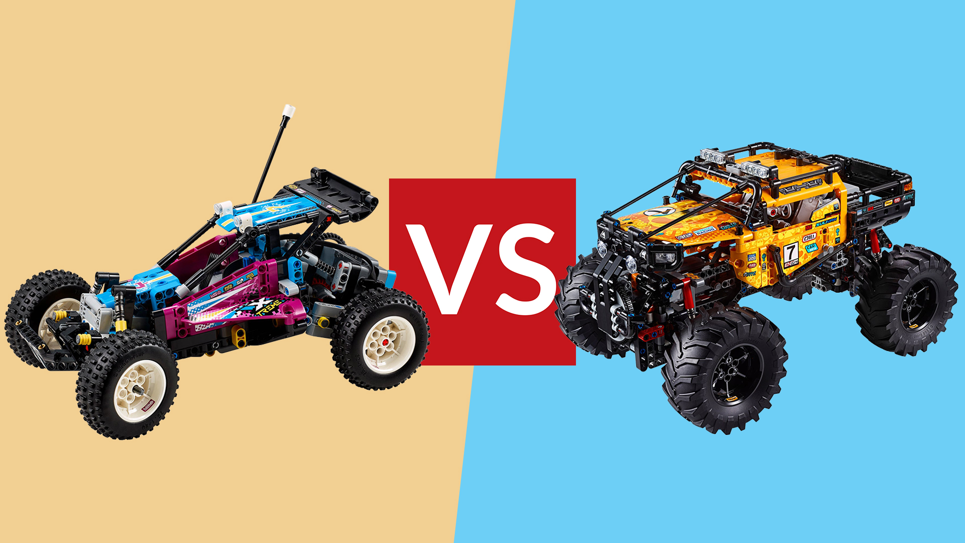 Lego Technic Off-Road Buggy vs Lego Technic 4X4 X-treme Off-Roader: which  Lego RC car is the star?