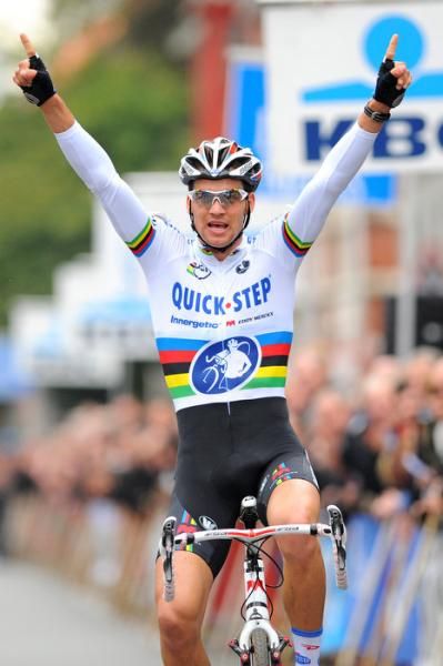 Zdenek Stybar (Quickstep) took the win in Ardooie