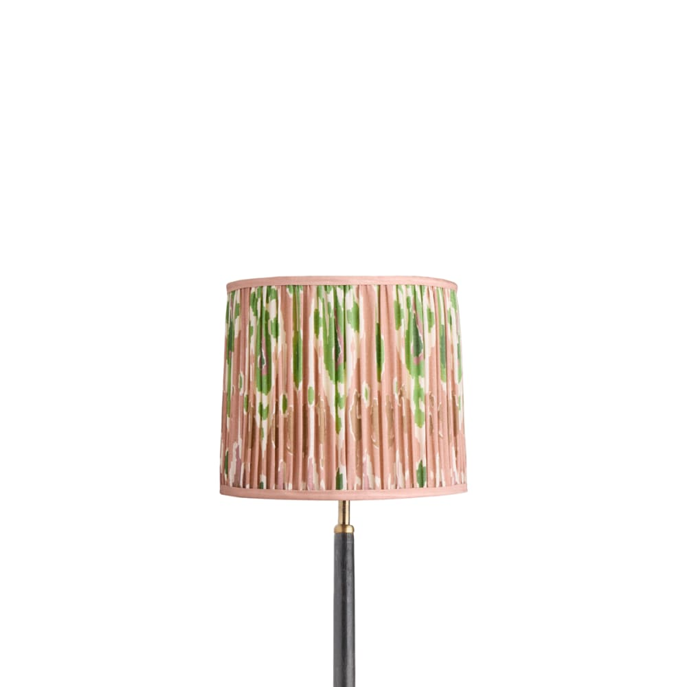 Pink ikat lampshade
