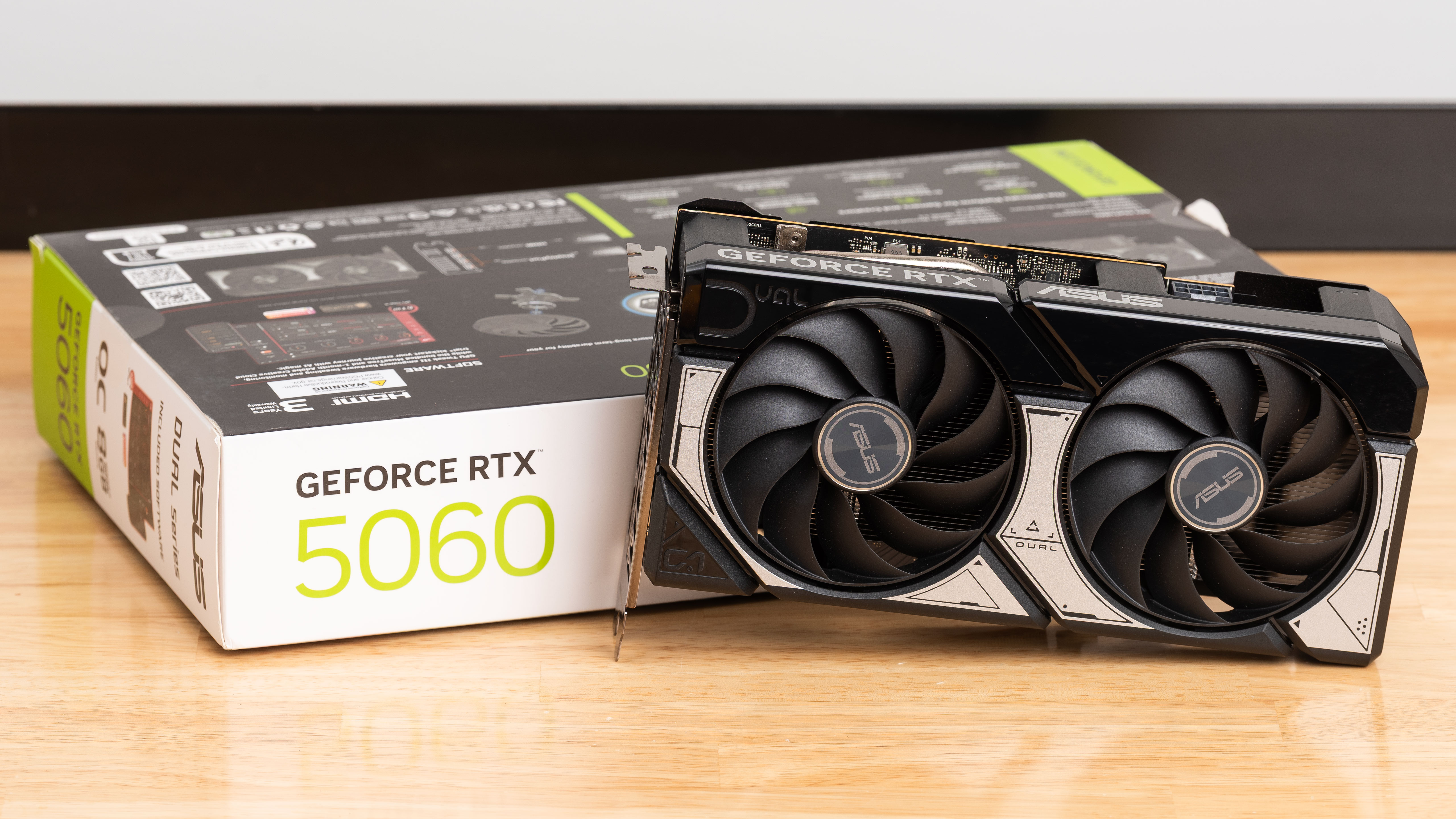A GeForce RTX 5060 graphics card
