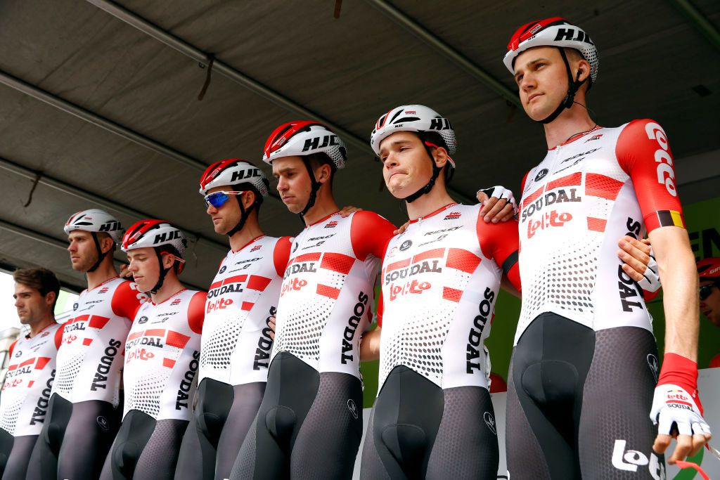 The Lotto Soudal riders at the Binckbank Tour remember Bjorg Lambrecht