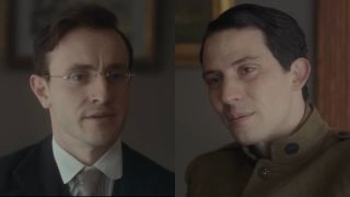 From L to R: Paul Mescal as Lionel Worthing in The History of Sound and Josh O'Connor as David White in The History of Sound.