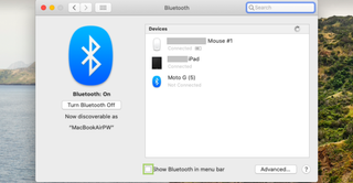 How to view the battery levels for Bluetooth devices in macOS