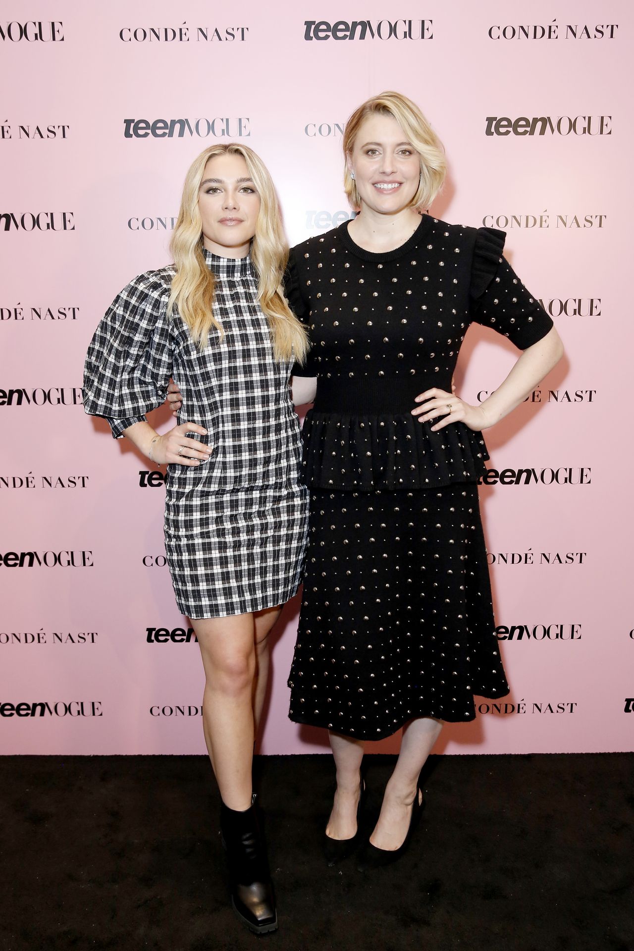 Florence Pugh and Greta Gerwig.