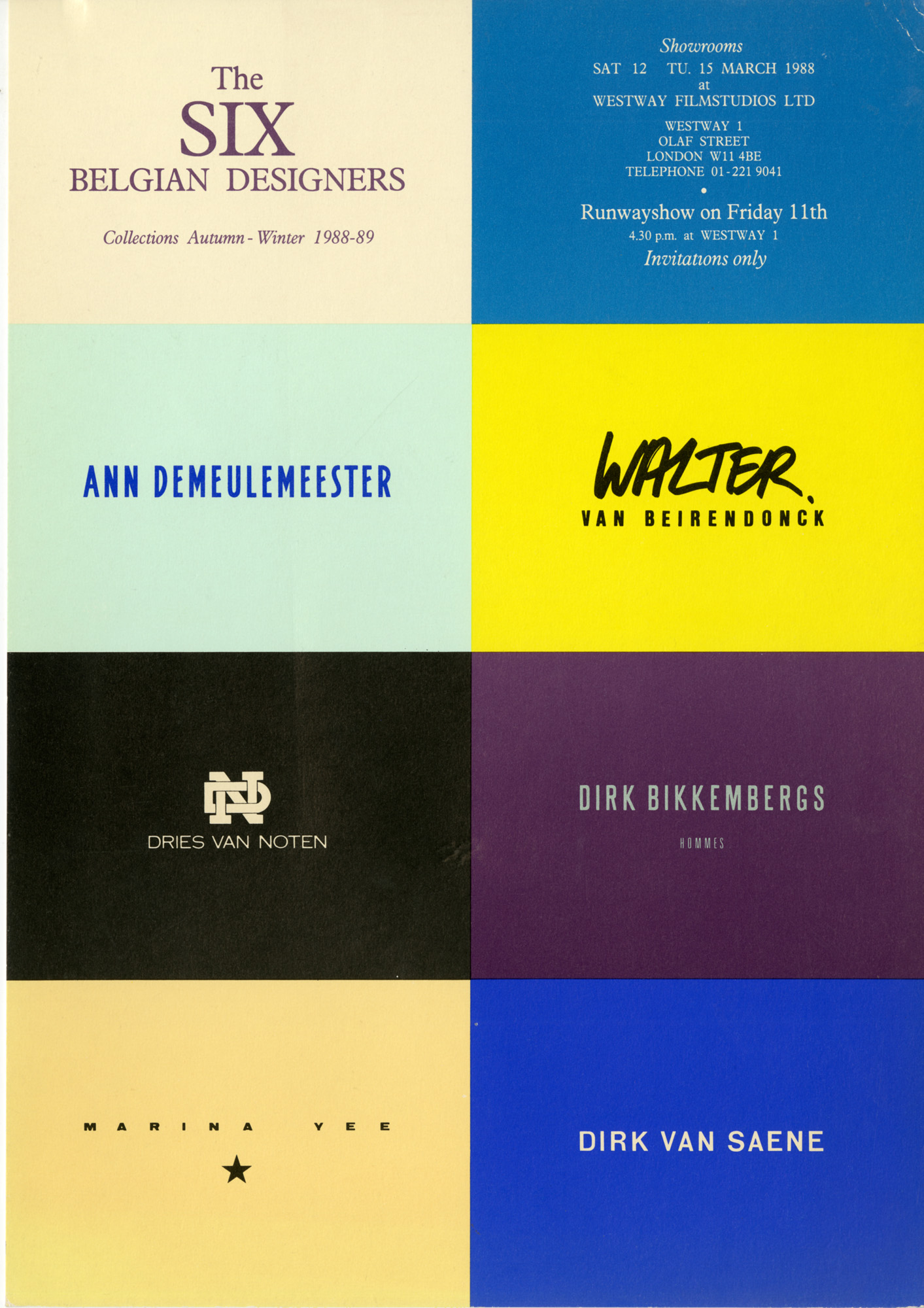 Antwerp Six invitation