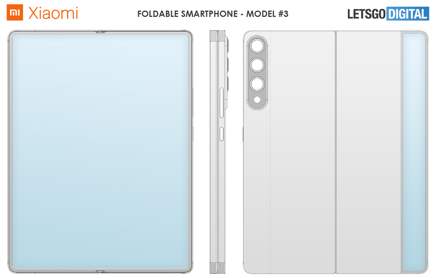 Xiaomi foldable phone patent