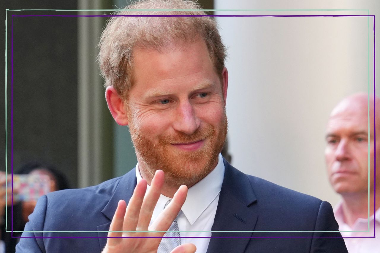 Prince Harry waving