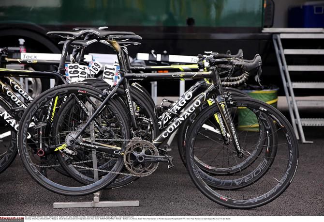 Team Europcar's bikes