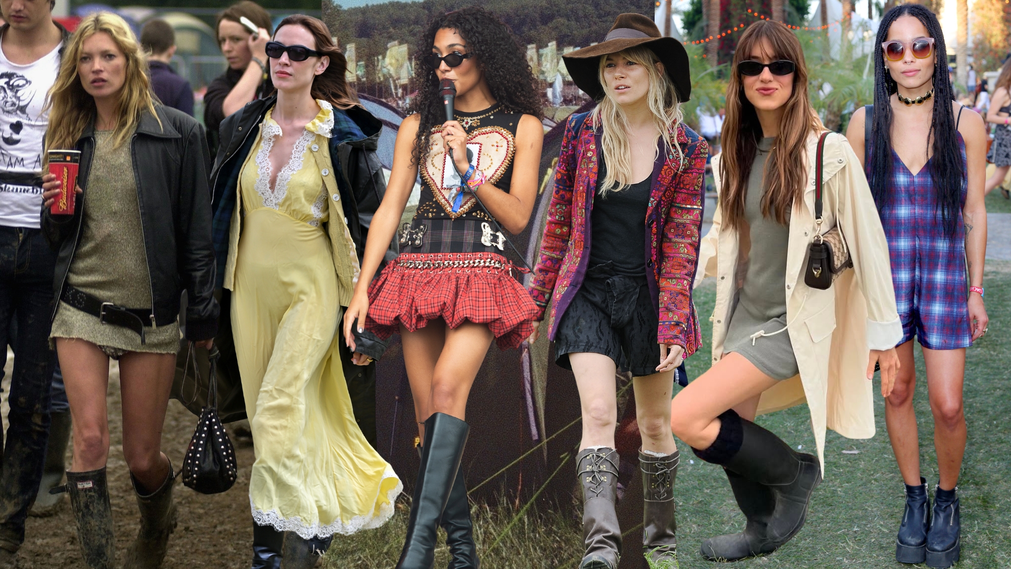 Kate Moss, Alexa Chung, Olivia Dean, Sienna Miller, Daisy Edgar Jones and Zoe Kravitz all attend festivals