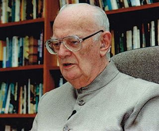 Science-fiction author Arthur C. Clarke.
